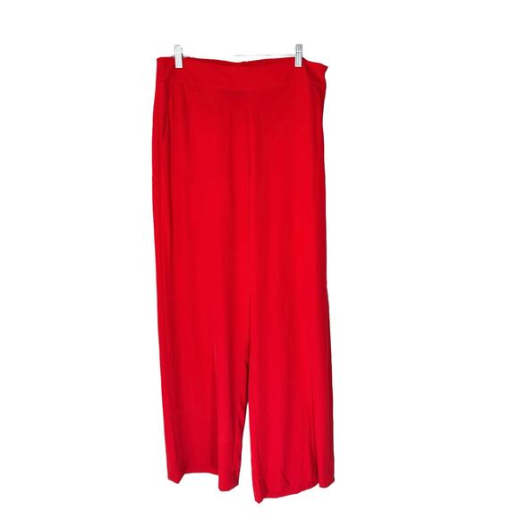 New with Tags Summersalt Red Lava The Perfect Wide Leg Pant Size Medium - Picture 2 of 16